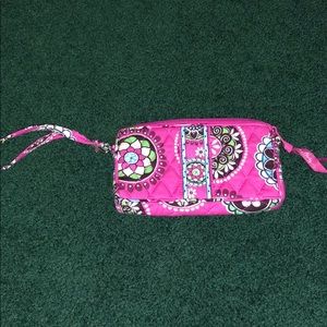 Vera Bradley Cupcake Pink Wristlet